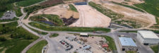 Aerial view of Millersville solid waste landfill